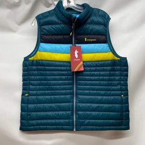 NWT Cotopaxi Women's Fuego Down Vest Deep Ocean sz L